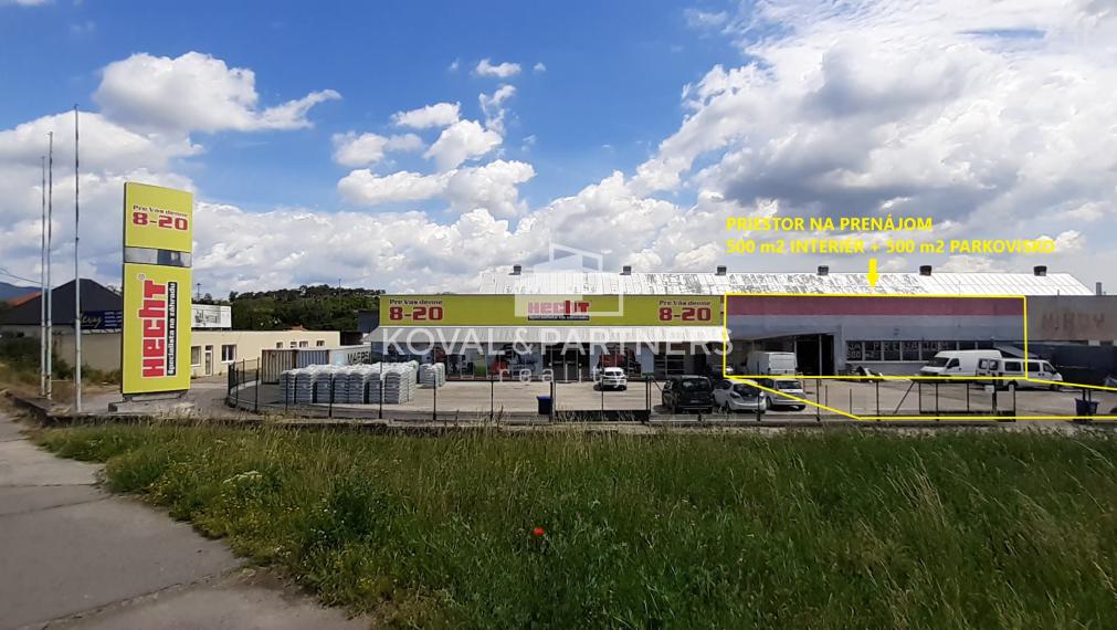 PRENAJATE Priestory s parkovaním na prenájom - Nitra