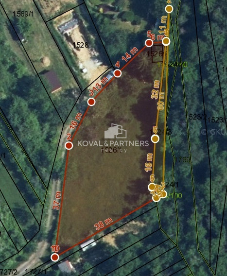 Pekný  pozemok pri lese 1609 m2 - Nitra