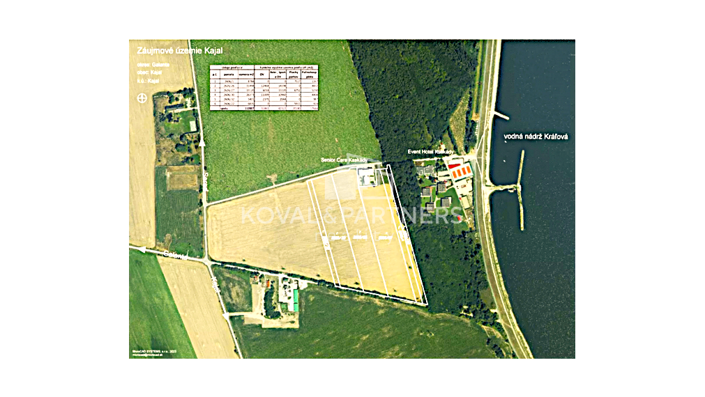 Pozemky v prekrásnej prírodnej časti obce Kajal