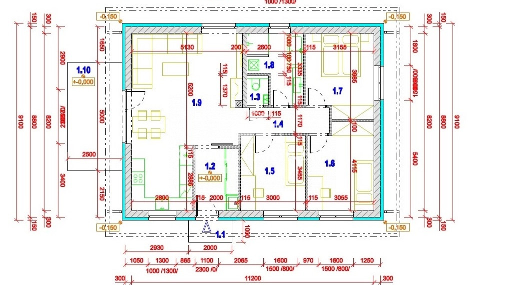 Moderný bungalov - Malý Lapáš - Nitra