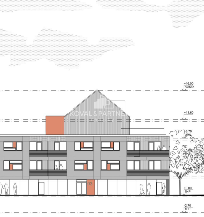 Stavebný pozemok - polyfunkcia - centrum mesta Nitra