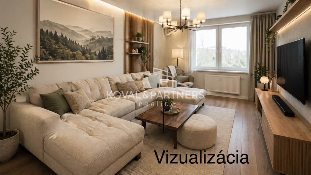 Na predaj 3 izbový byt s balkónom v Nitre na Klokočine