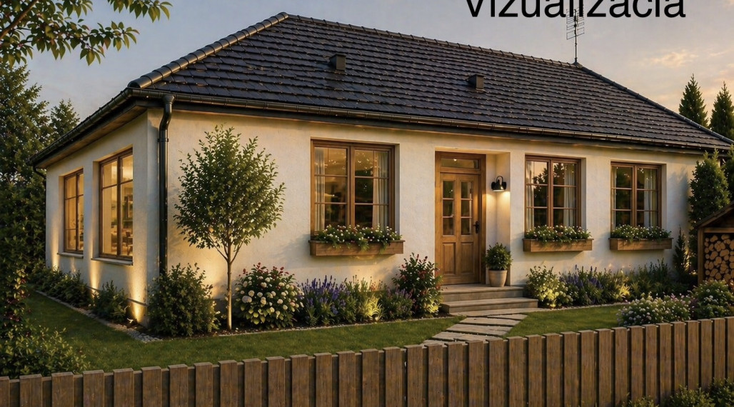 3 izbový rodinný dom s krásnym pozemkom 1511 m2 v Janíkovciach