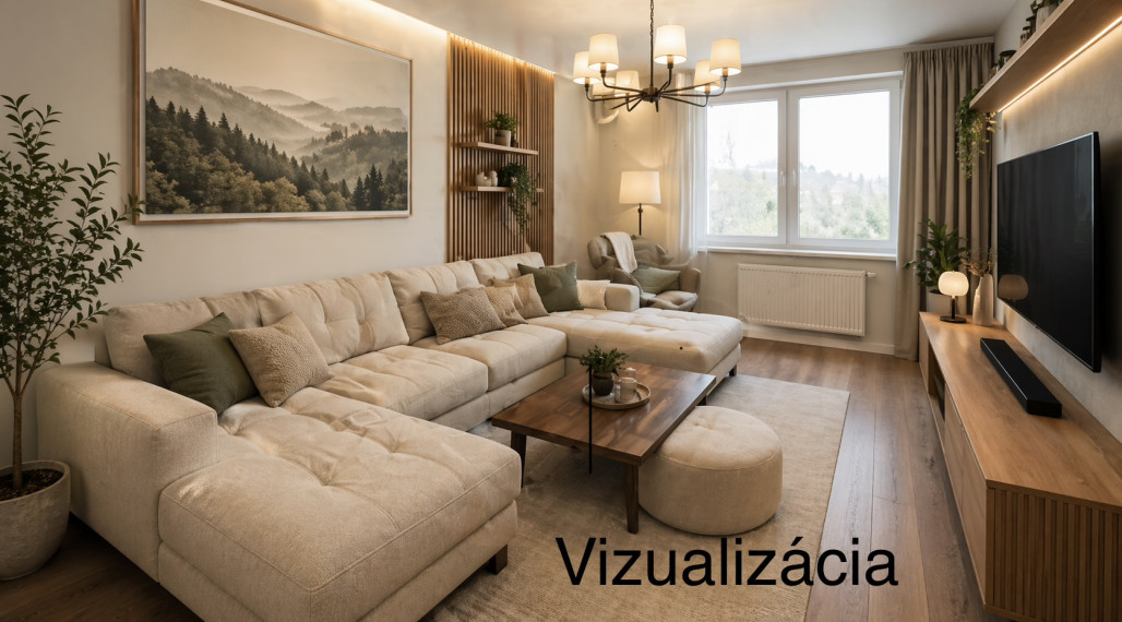 Na predaj 3 izbový byt s balkónom v Nitre na Klokočine