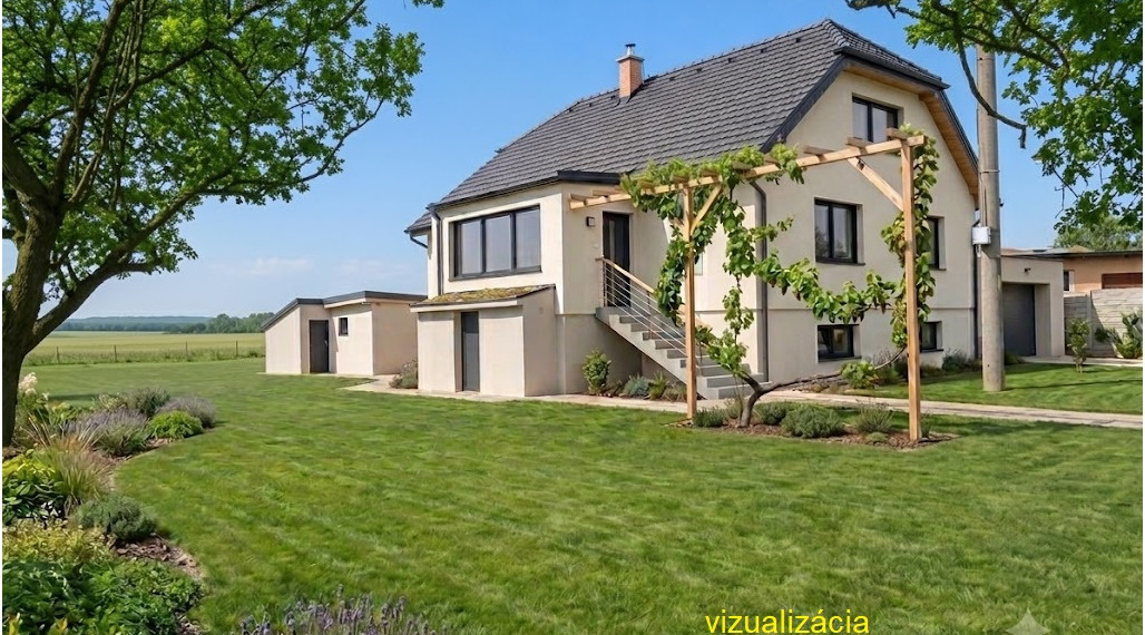 Bývanie na polosamote, pozemok 7282m2  - Levice - Málaš