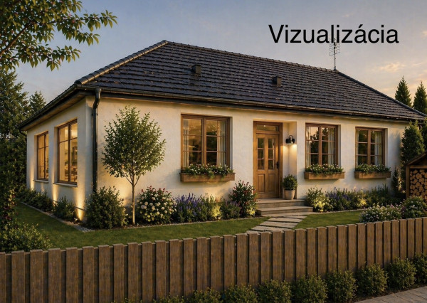 3 izbový rodinný dom s krásnym pozemkom 1511 m2 v Janíkovciach