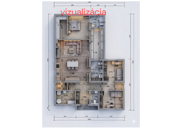 4 izbový rodinný dom - Nový Cabaj, Nitra
